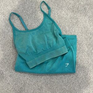 Gymshark electric blue gym set